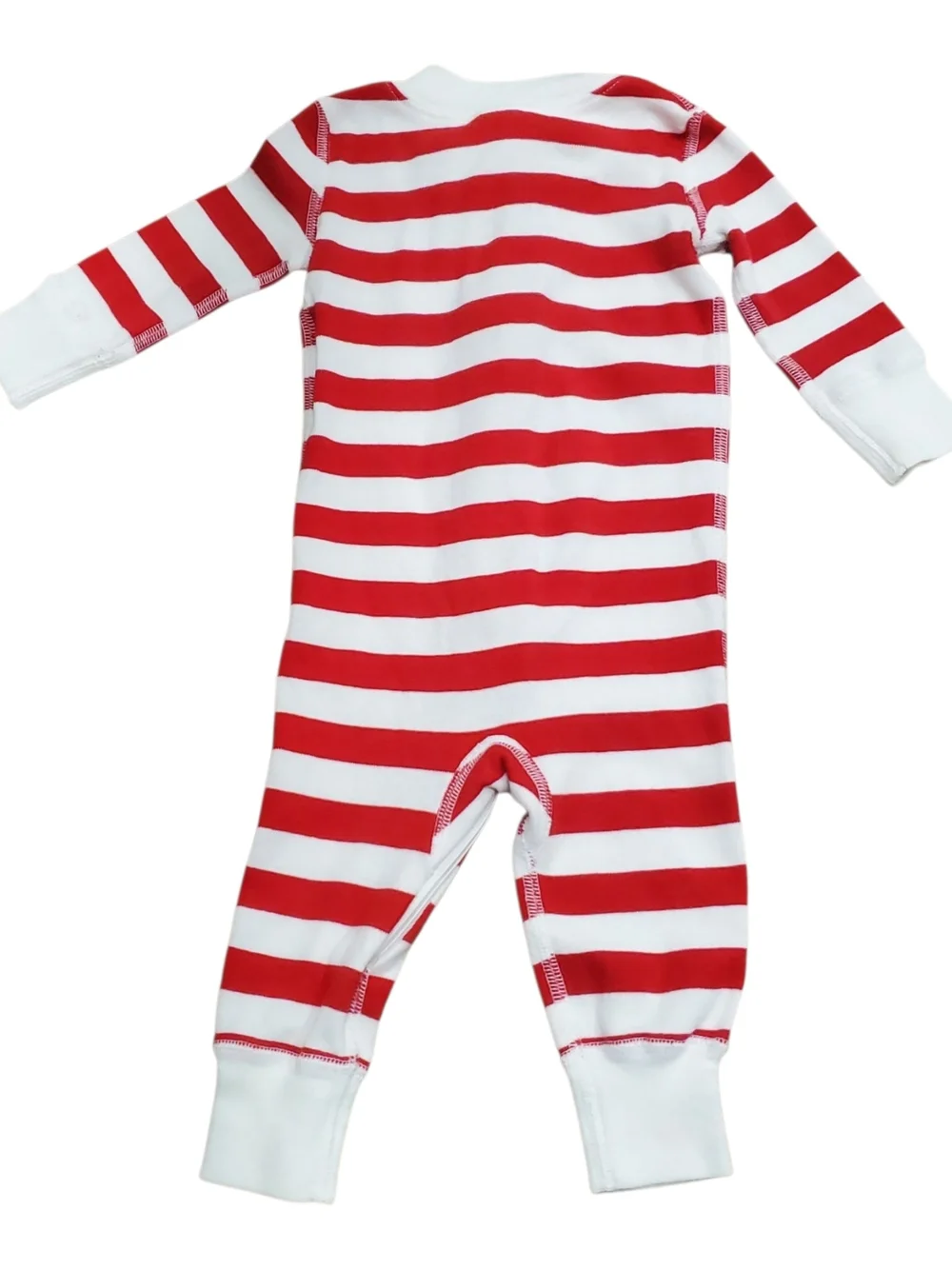 Hanna Andersson Night Night Sleeper Hanna White|Hanna Red Striped Baby 3-6 Month
